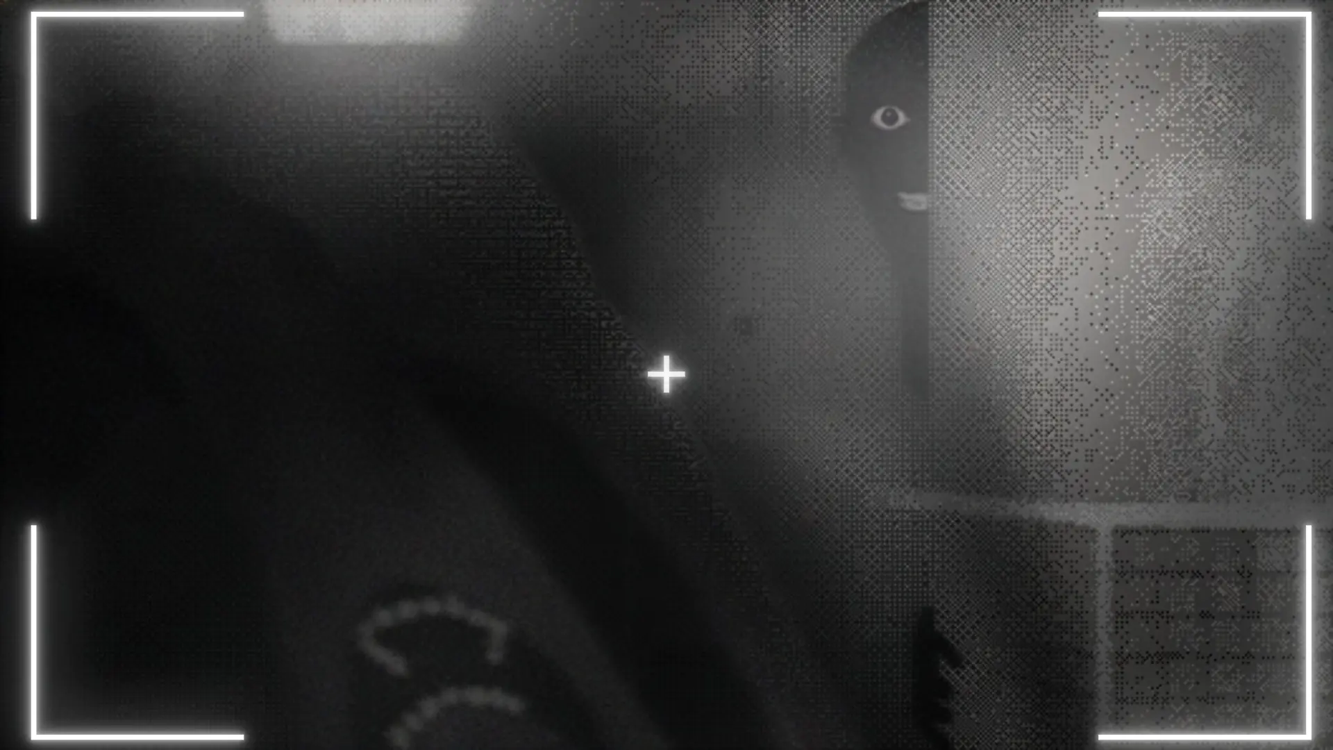 An entity partially visible through the in-game camera